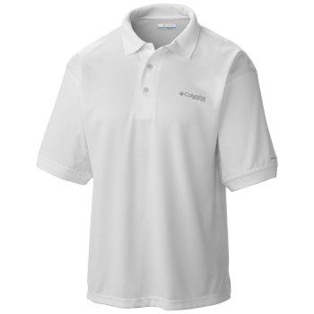 Columbia PFG Perfect Cast Big, Polo Blancos Para Hombre | 710236-DLI